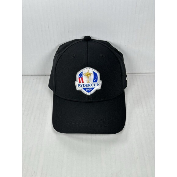 Walter Hagen Ryder Cup Adult Performance Adjustable Golf Hat Cap Black OSFA NEW - Picture 1 of 6